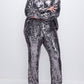 Good American - SEQUIN WIDE LEG PANTS