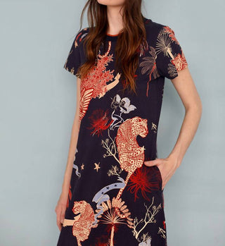 Las Sureñas - Toile De Jouy Jersey Long Dress