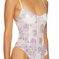 Free People - Printed Night Rhythm Corset Bodysuit