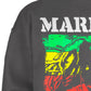 Bob Marley - Men's Rasta Stripe Crewneck Sweatshirt