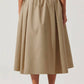 Astr - Laila Ruched Detail Midi Skirt