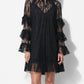 Adelyn Rae - Lorena Lace Ruffled Shift Dress