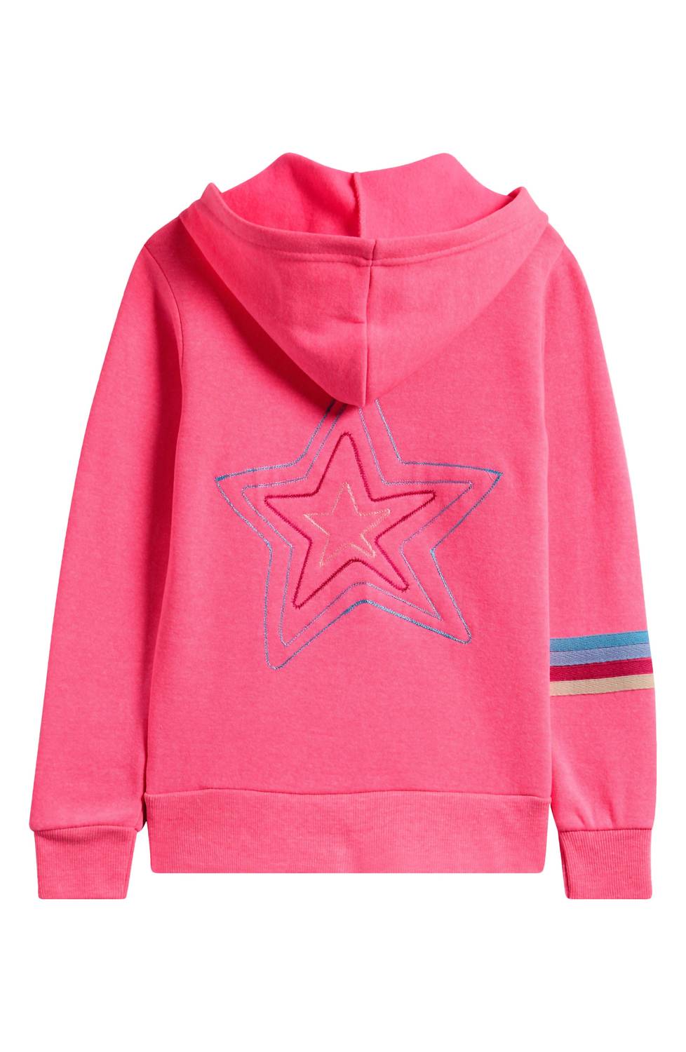 Vintage Havana - Girl's Star Stripe Zip Hoodie