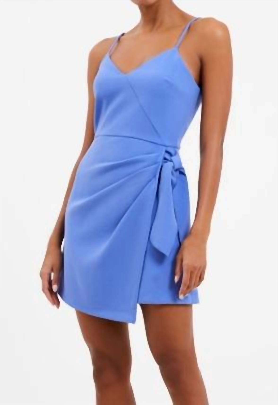 French Connection - V Neck Bow Envelope Mini Dress