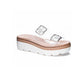 Chinese Laundry - Women's Buckled Platform Wedge Sandal