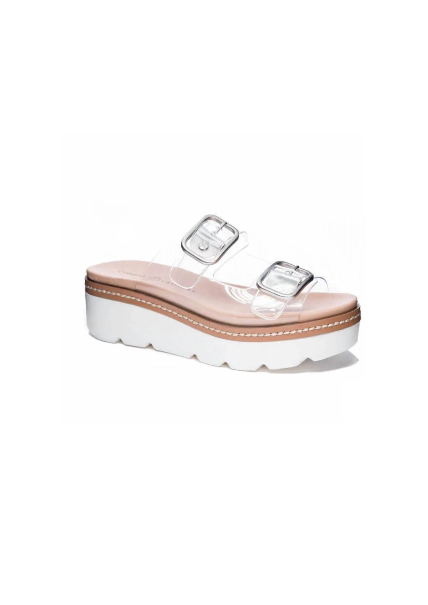 Chinese Laundry - Women's Buckled Platform Wedge Sandal