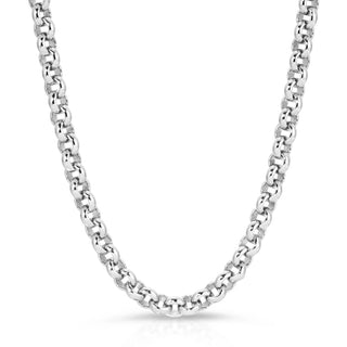 Eklexic - Colar feminino com corrente micro Royal Rolo