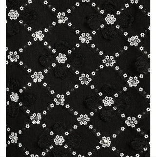 Abbey Glass - Rory Sequin Lattice Lace Top