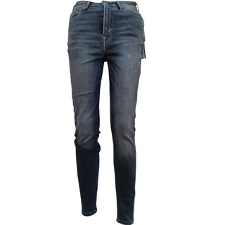 True Religion - Calça jeans skinny de cintura alta feminina