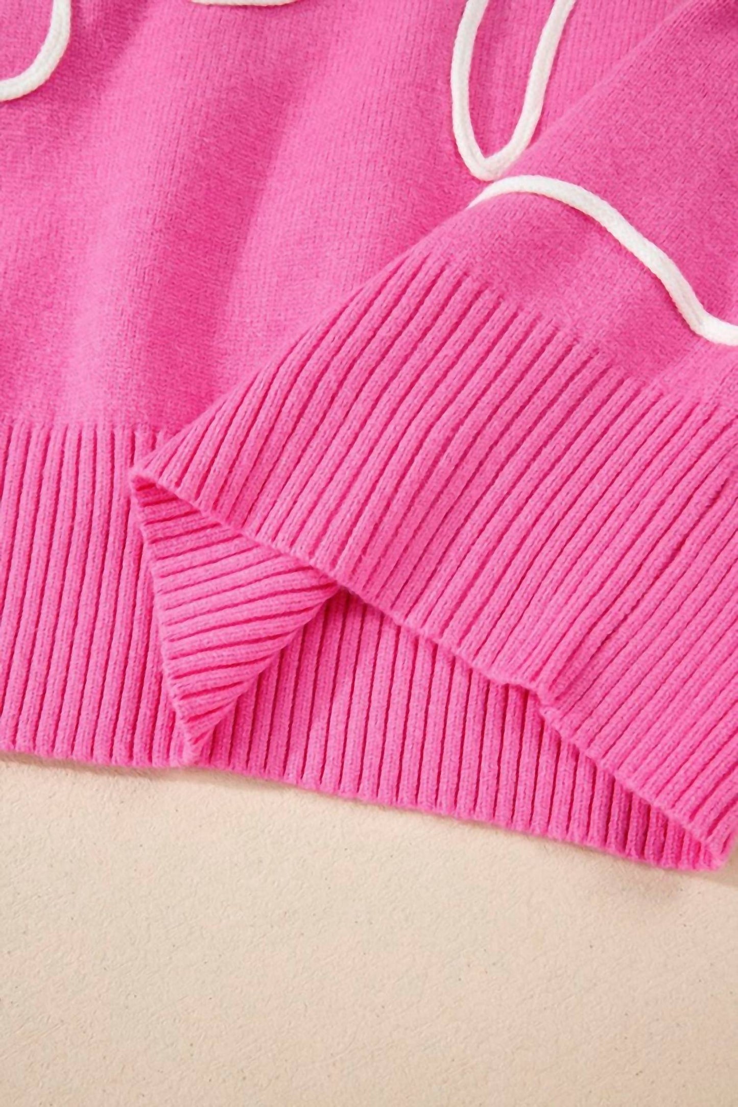 Aapparella - FLOWER BOW SWEATER