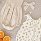 Rylee + Cru - Girl's Shoulder Tie Bubble Romper