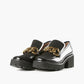 All Black - CHUNK LINKS LADY LUGG LOAFER