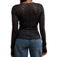 Free People - From Me To You Bow Pattern Lace Top