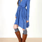 Tough Luv - Long Sleeve Grecian Goddess Pocket Dress