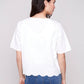 Charlie B - Eyelet Embroidery Blouse