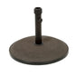 Um Holder Round Umbrella Base 66 lbs Concrete - Brown