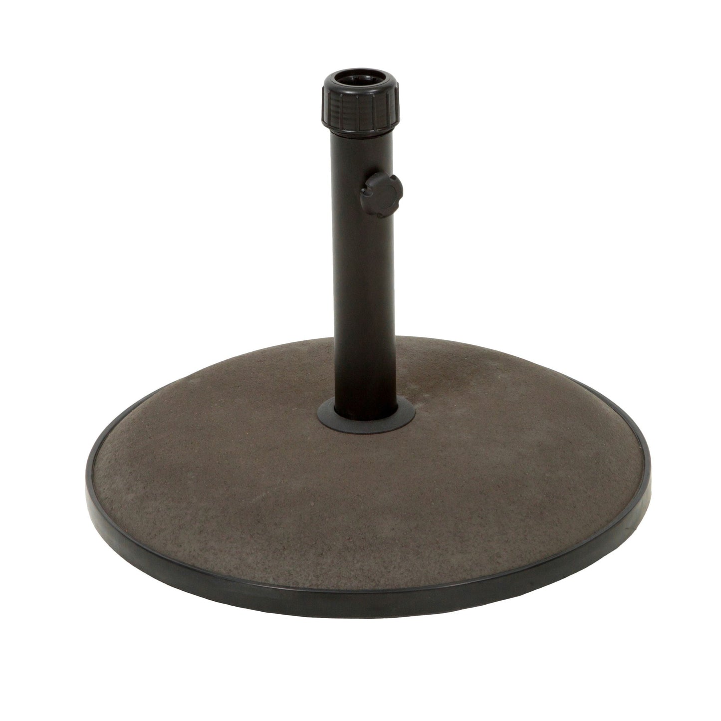 Um Holder Round Umbrella Base 66 lbs Concrete - Brown
