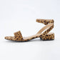 Cushionaire - Nila One Band Ankle Strap Block Heels