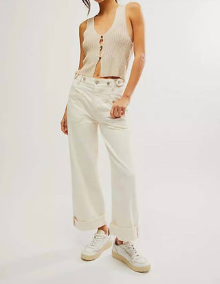 Free People - Flair Cuffed Jean