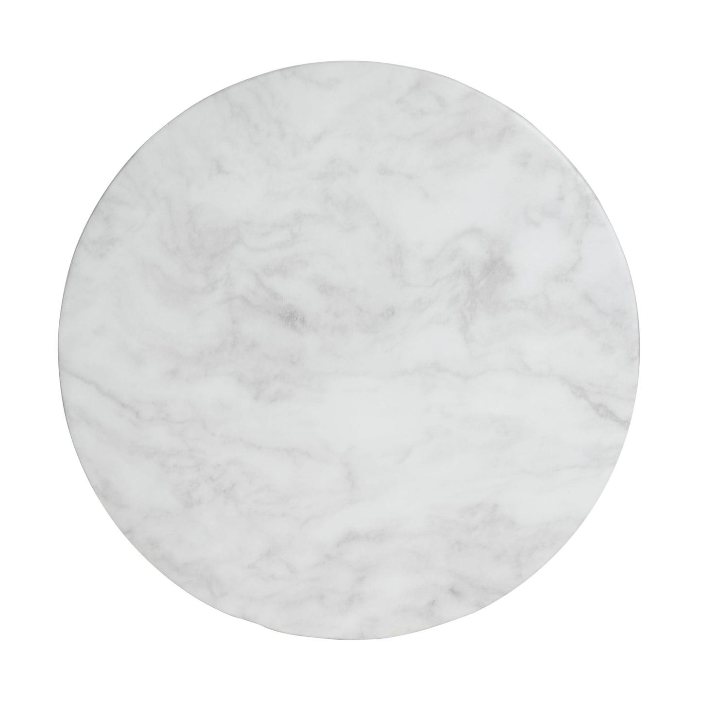 Outdoor Ponti Travertine Side Table, White