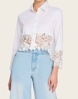 Generation Love - Issa Lace Combo Shirt