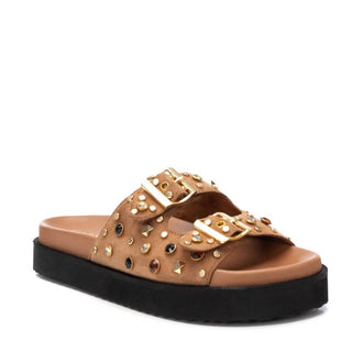 Xti - Sandálias femininas com fivela dupla