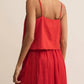 Z Supply - Fiore Crinkle Satin Tank Top