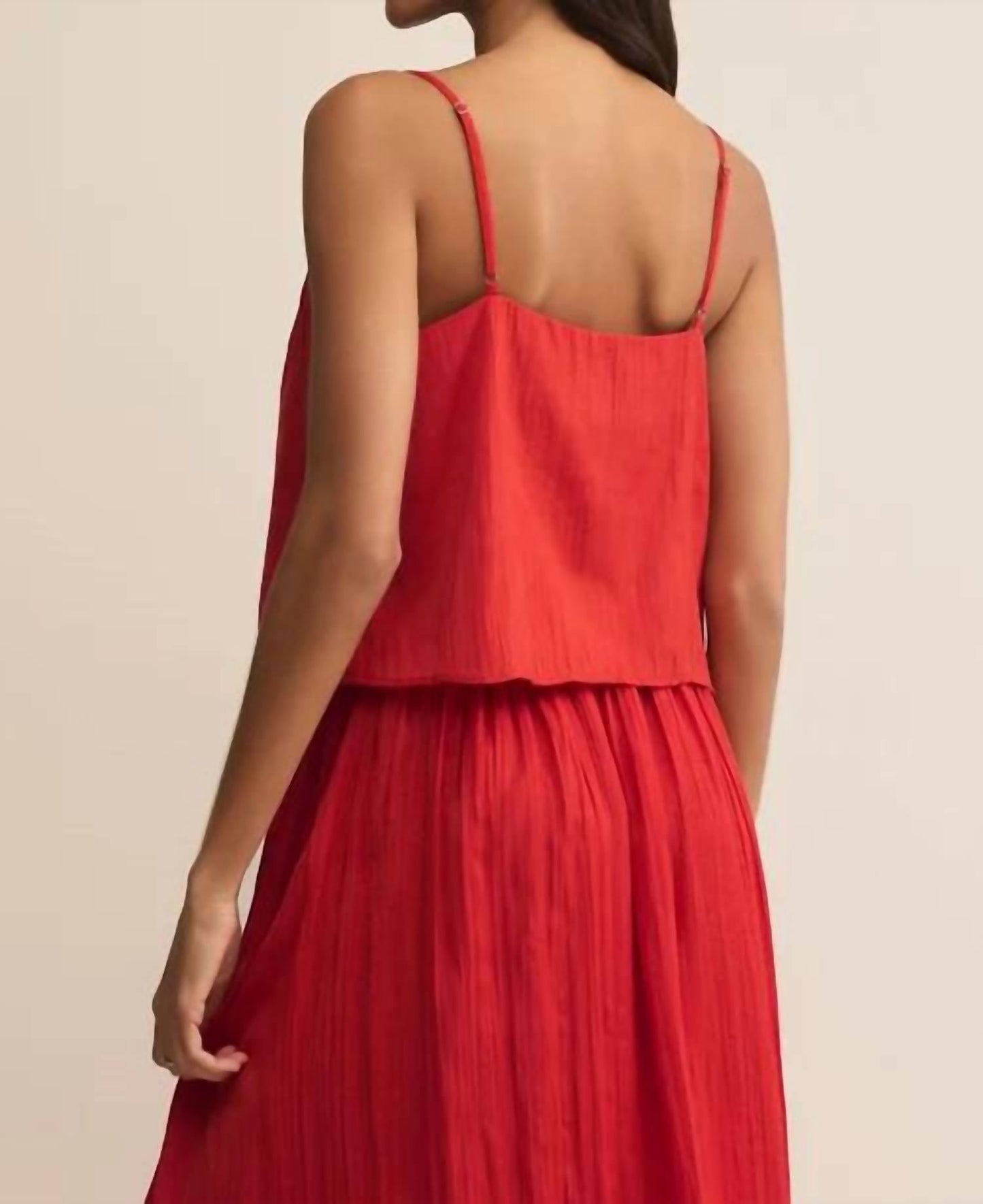 Z Supply - Fiore Crinkle Satin Tank Top