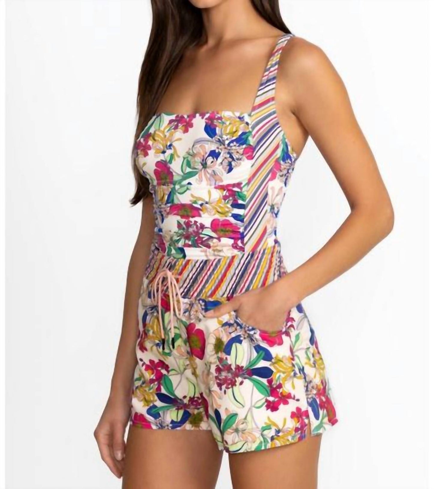 Johnny Was - HIGH WAIST BOARD SHORTS