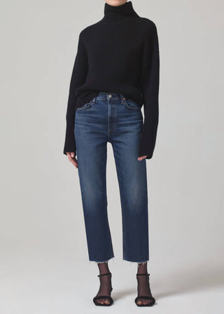 Citizens Of Humanity - Calça Jeans Daphne Crop High Rise Stovepipe