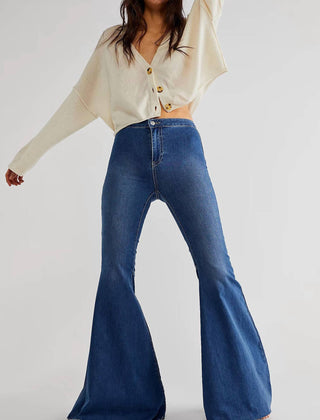 Free People - Calça Flare Float On