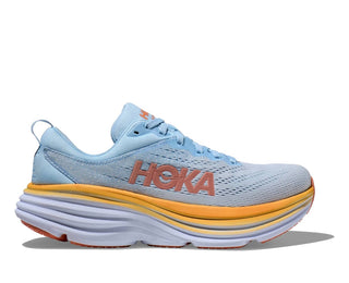 Hoka - Tênis de corrida feminino Bondi 8 - largo
