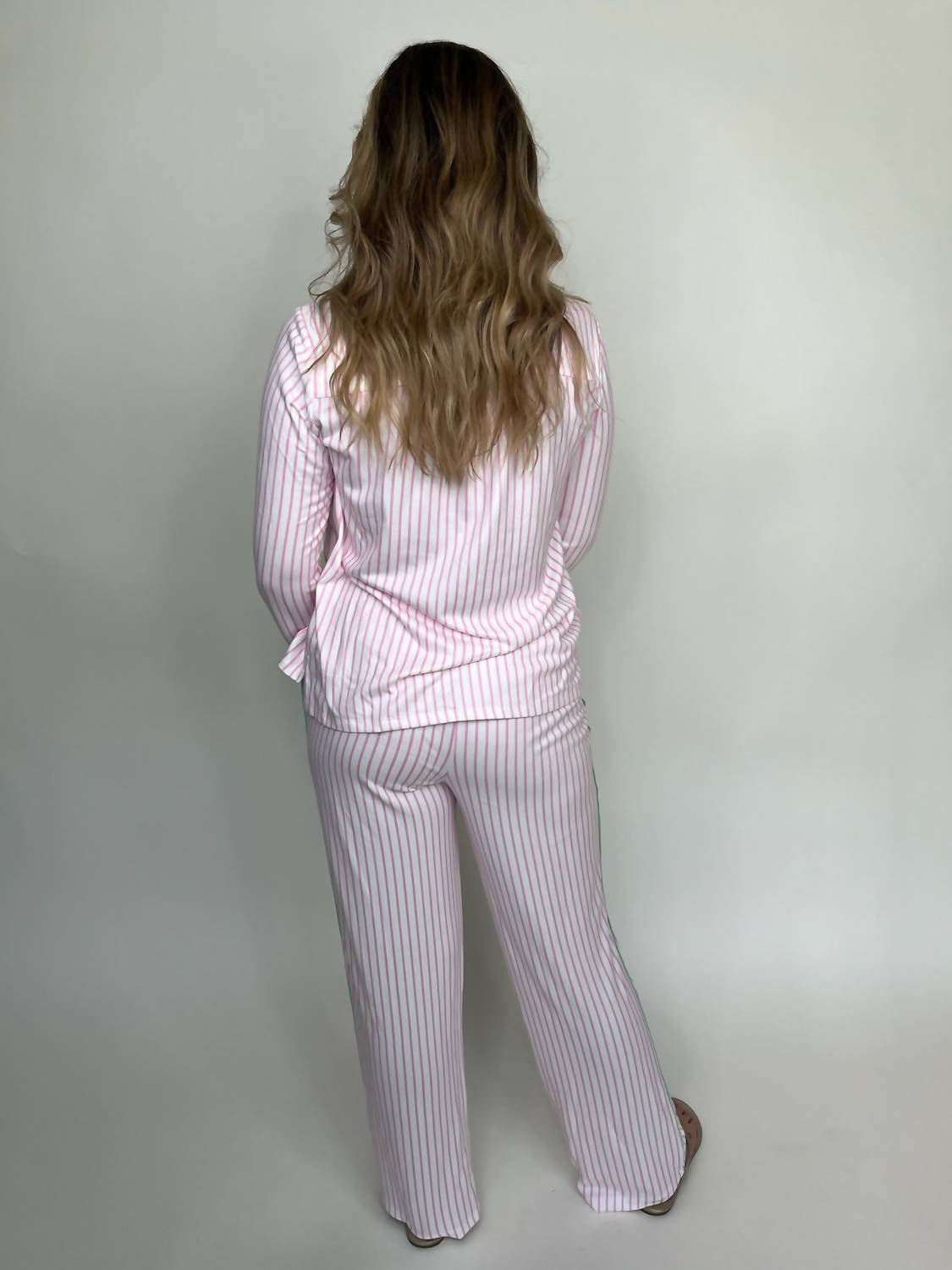 Pj Salvage - Happiest On The Court Pickleball Striped Pajama Set