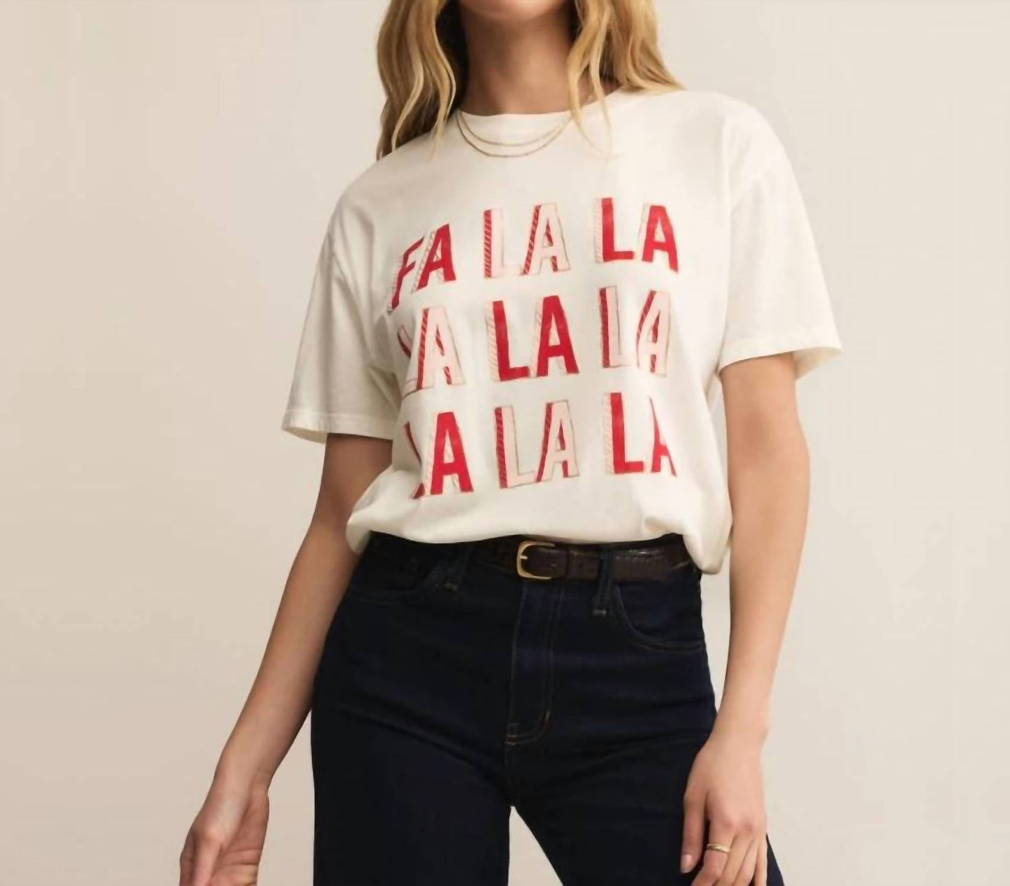 Z Supply - Falalala Boyfriend Tee