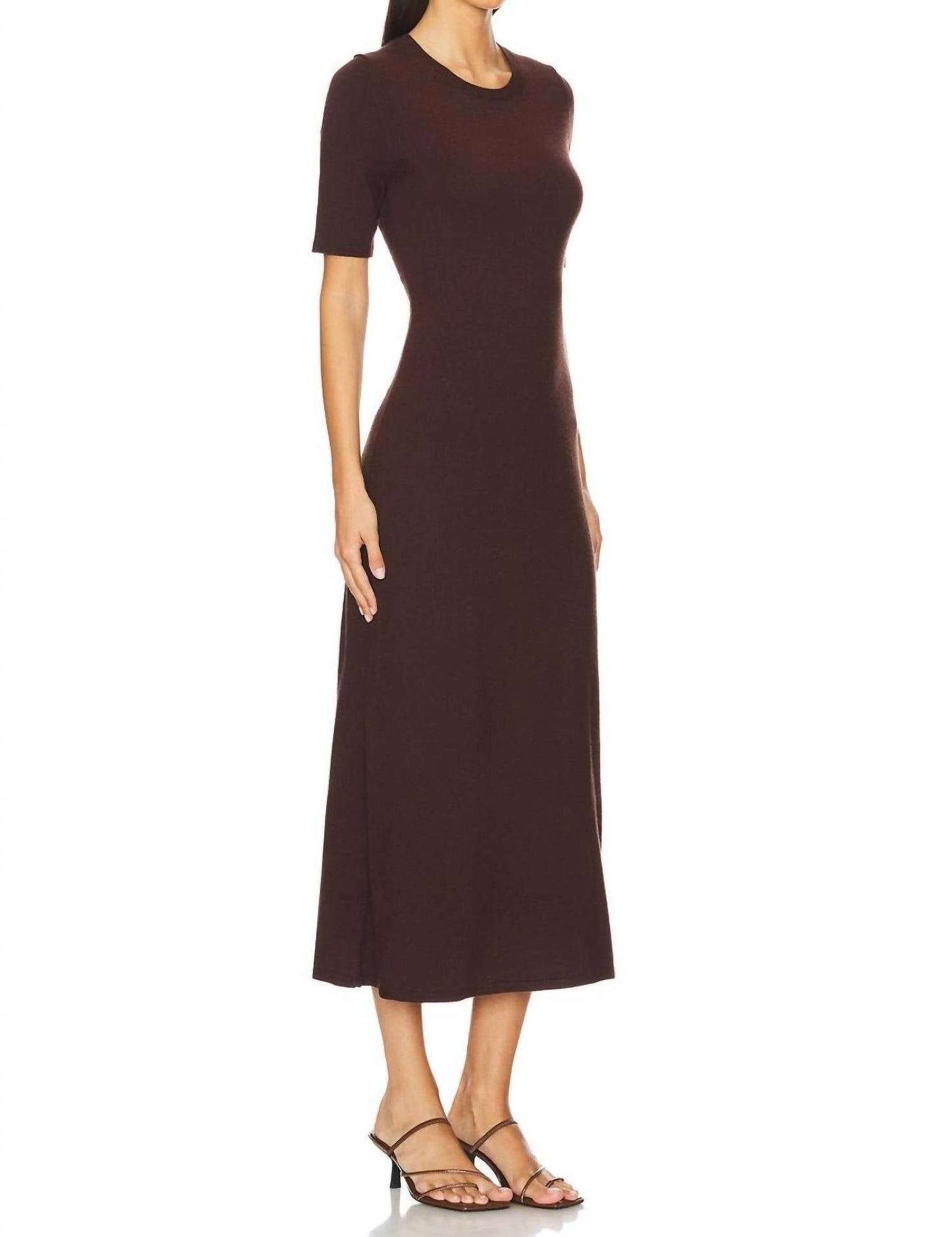 Steve Madden - SHORT SLEEVE MIDI SWEATER DRESS