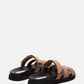 Steve Madden - Women's Mayven Leather Flatform Slides