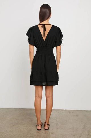 Rails - Kimora Smocked Waist Linen Blend Mini Dress