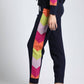 Apny - Colorful Side Stripe Sweater Jogger