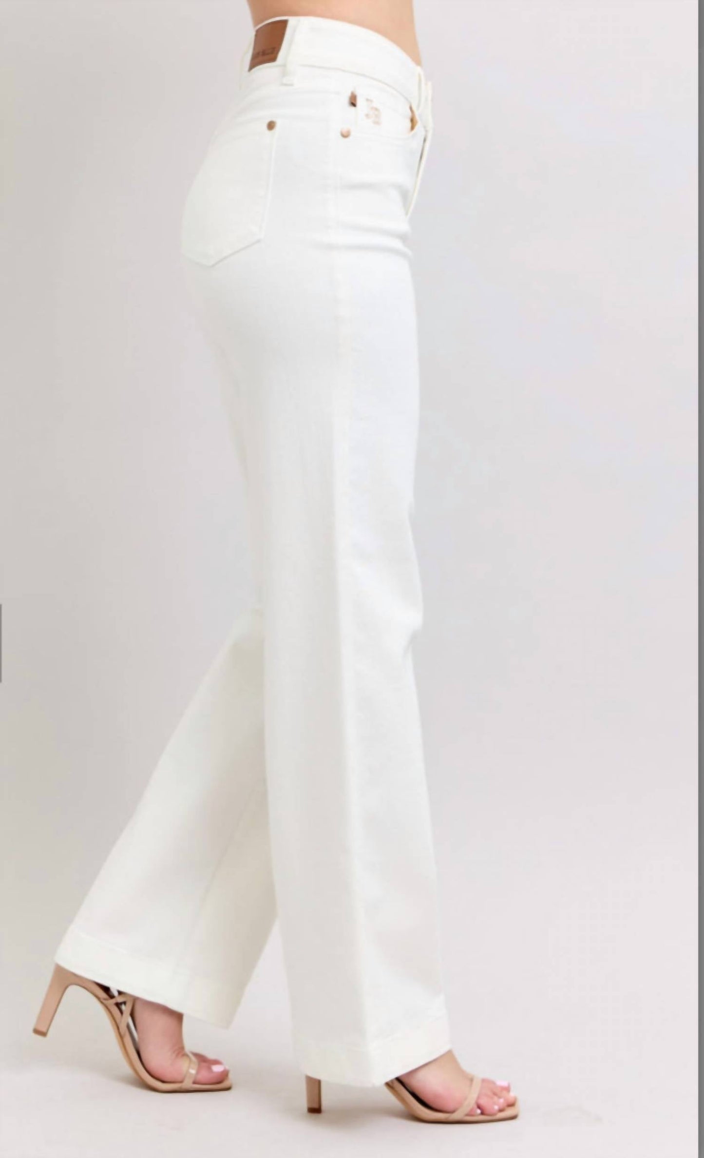 Judy Blue - Heritage Embroidered Wide Leg Trouser