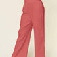 Double Take - Women's Full Size Texture Smocked Waist Wide Leg Pants