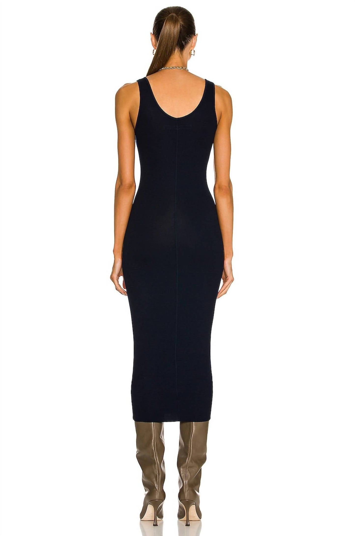 Enza Costa - Silk Knit Tank Midi Dress