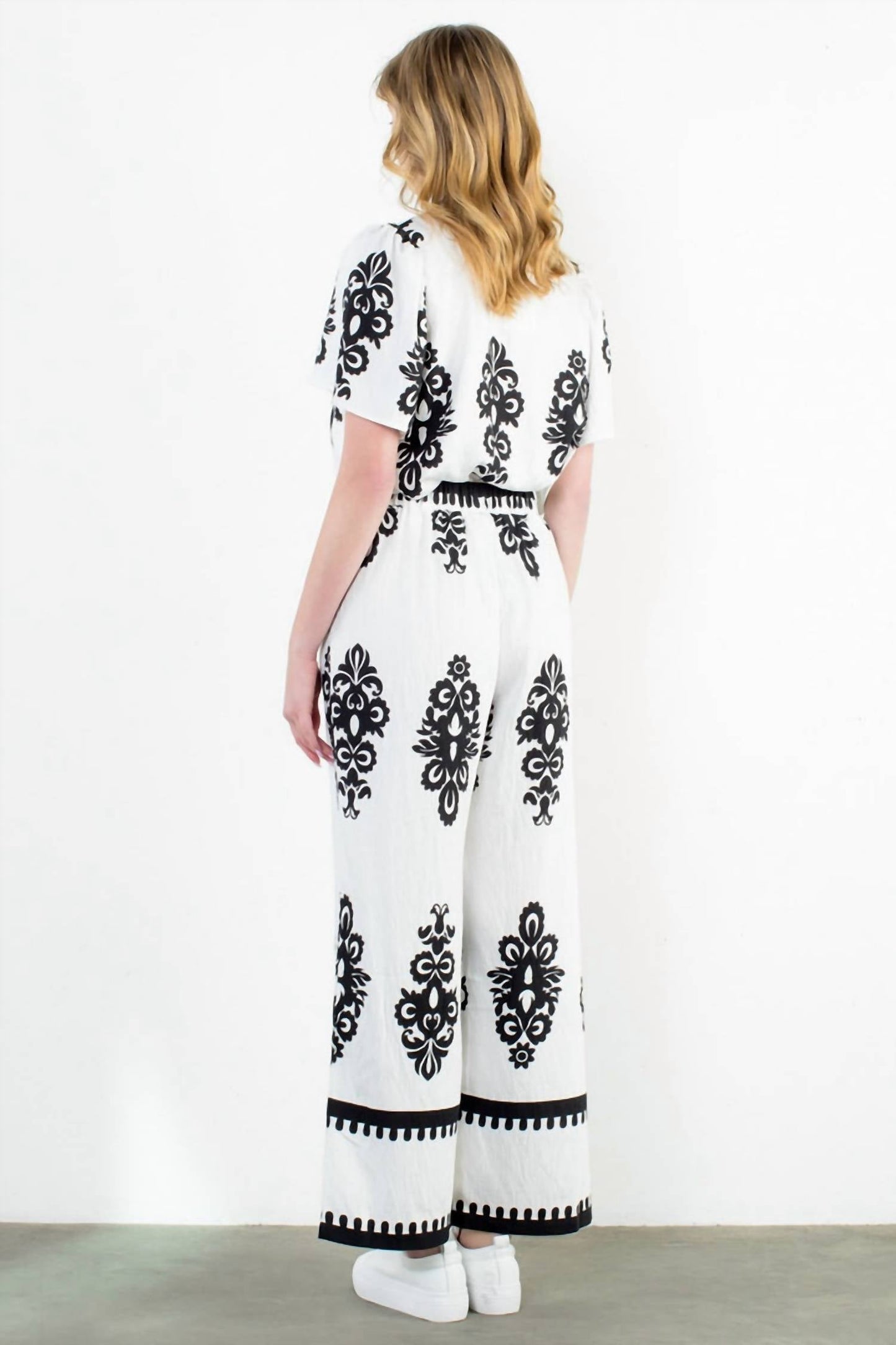 Thml - Wide Leg Print Pants