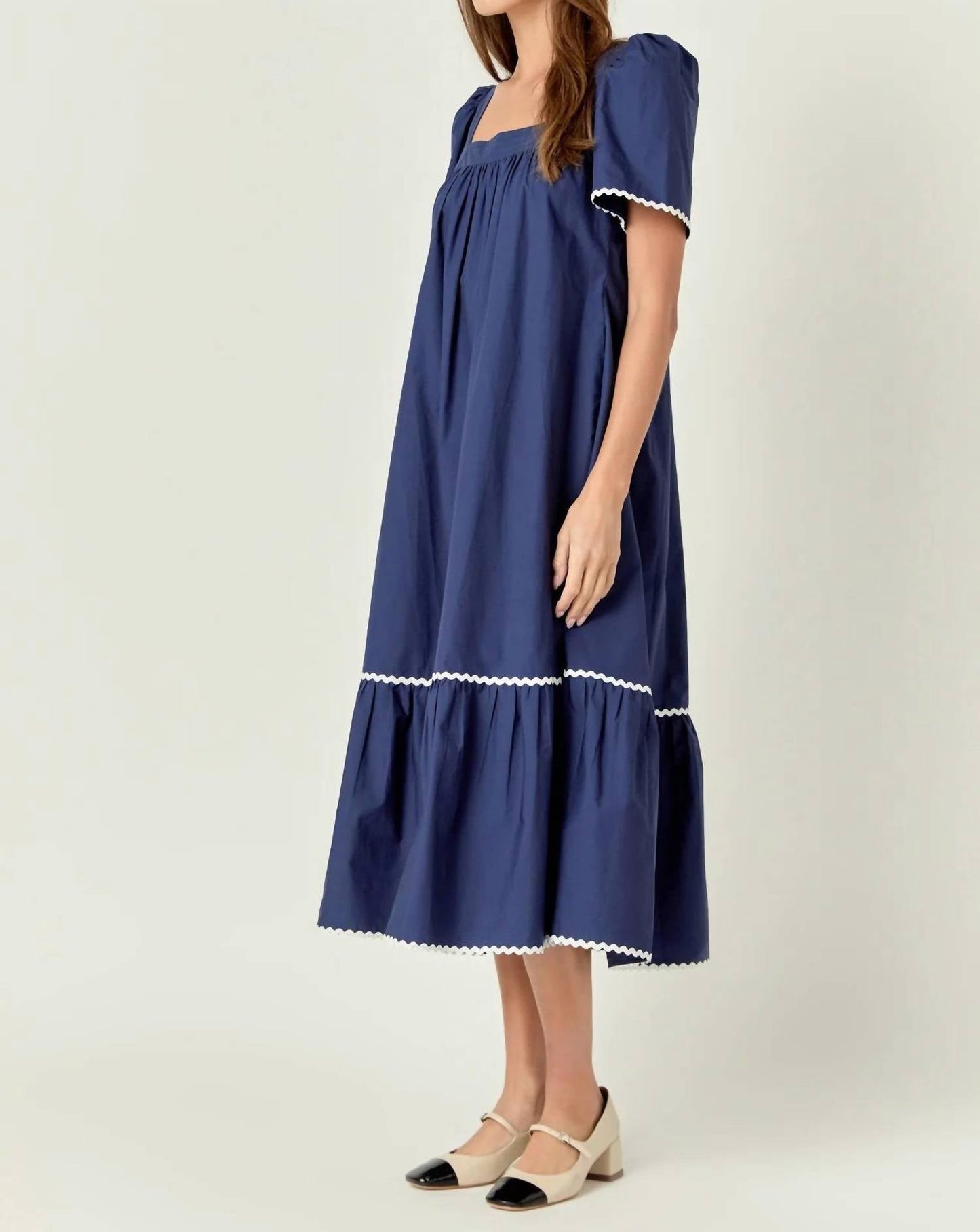 2.7 August Apparel - Women's Ric Rac Midi Dress