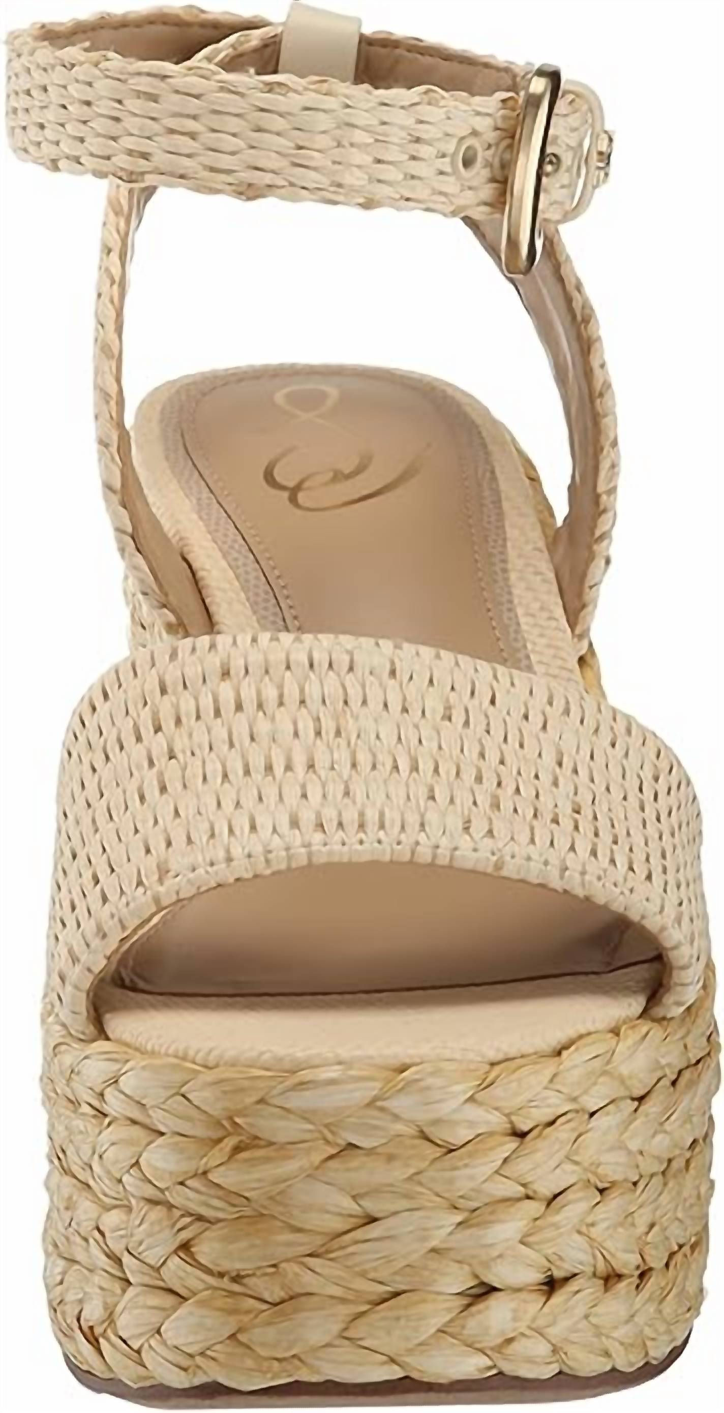 Sam Edelman - Women's April Ankle Strap Open Toe Fashion Wedge Heeled Sandals