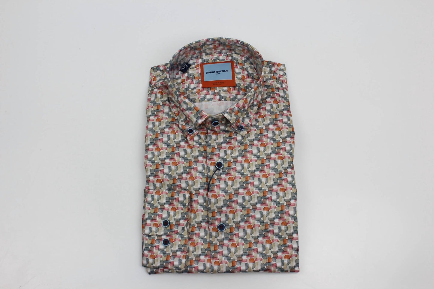 Dario Beltran - Men's Bande Long Sleeve Slim Fit Shirt