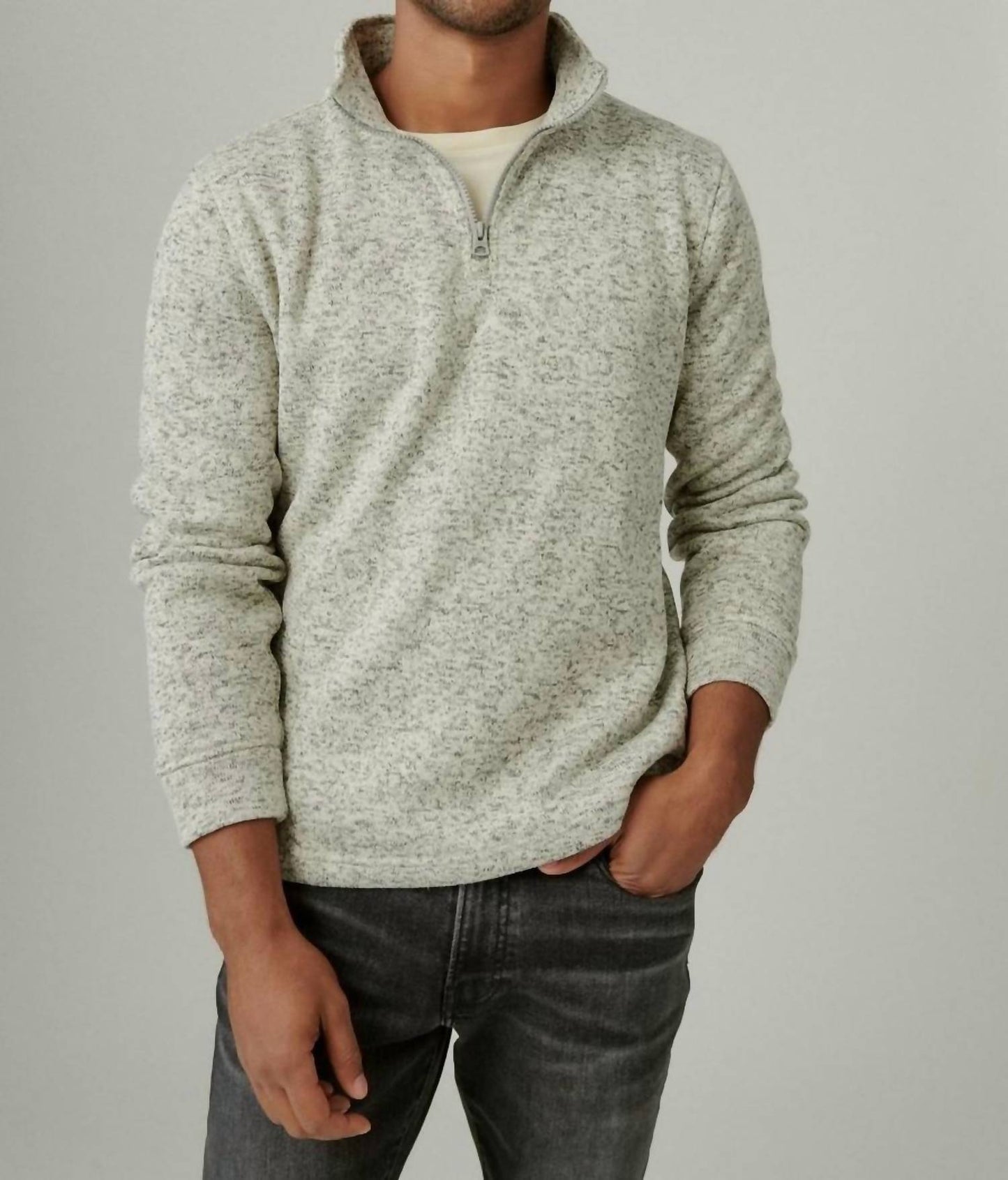 Lucky Brand - Los Feliz Fleece Half Zip