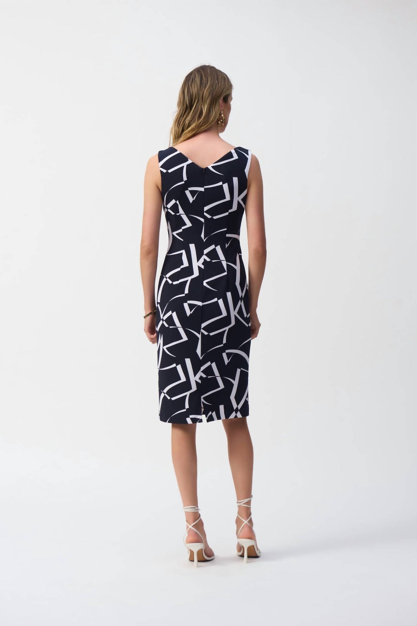 Joseph Ribkoff - Striped Sleeveless Dress