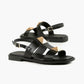 All Black - Women's Pyramid Stud Sandal