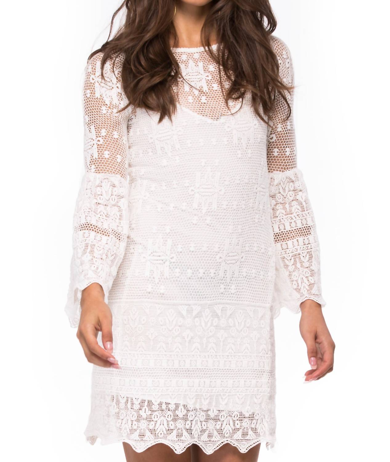 Jen'S Pirate Booty - Evoke Aztec Lace Mini Dress