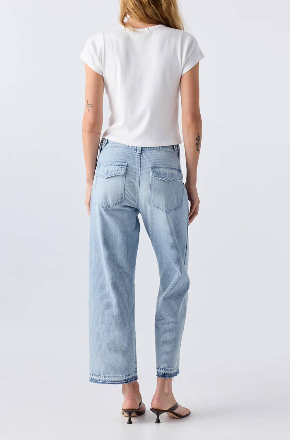 Amo - Easy Army Slouch Crop Jeans